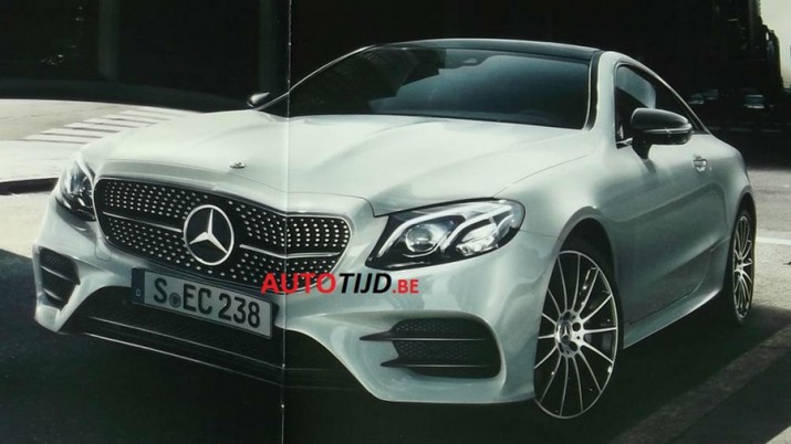 буклетные изображения Mercedes-Benz E-Class Coupe опубликованы в сети